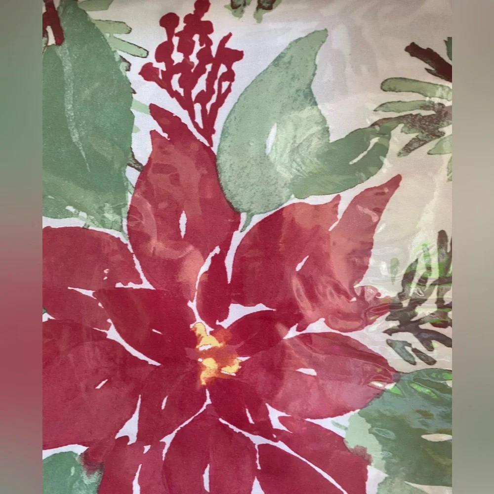 2-Festive Shower Curtain Sets Red, Green, White
